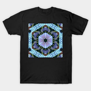 Circuitboard fire Kaleidoscope Pattern (Seamless) 1 T-Shirt